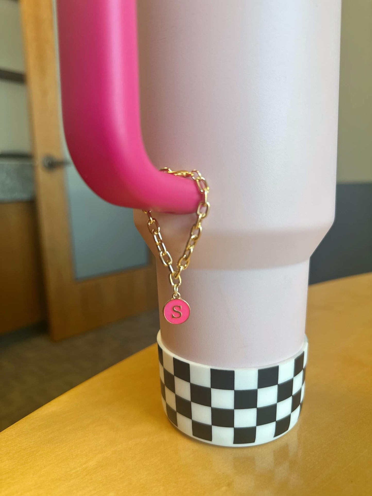 Cup initial charms