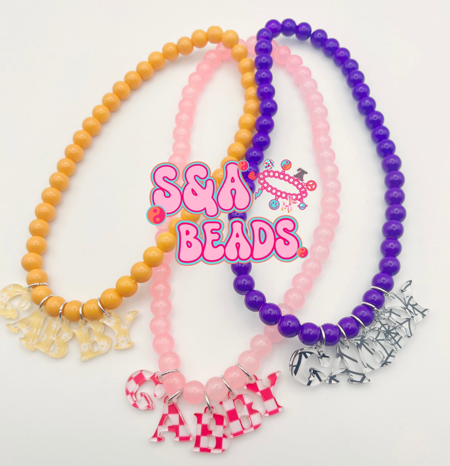 3 Mystery Name Necklaces