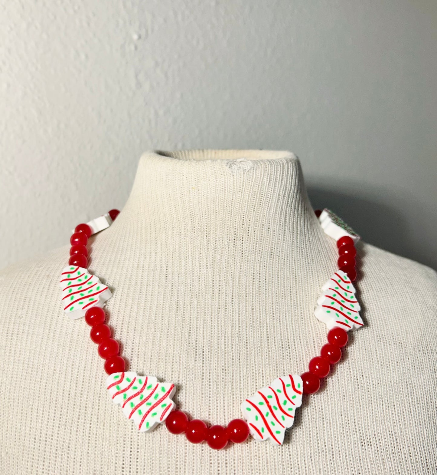 Christmas Cake Necklace