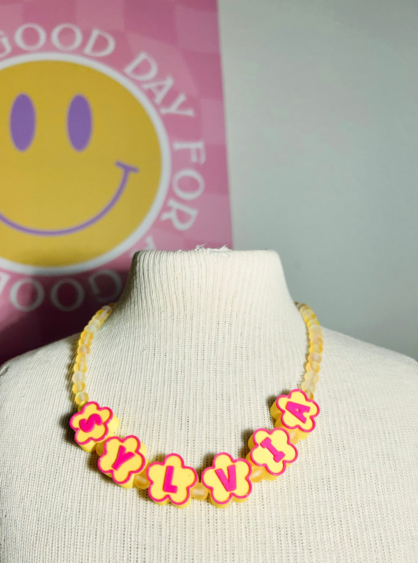 Custom Flower Necklace
