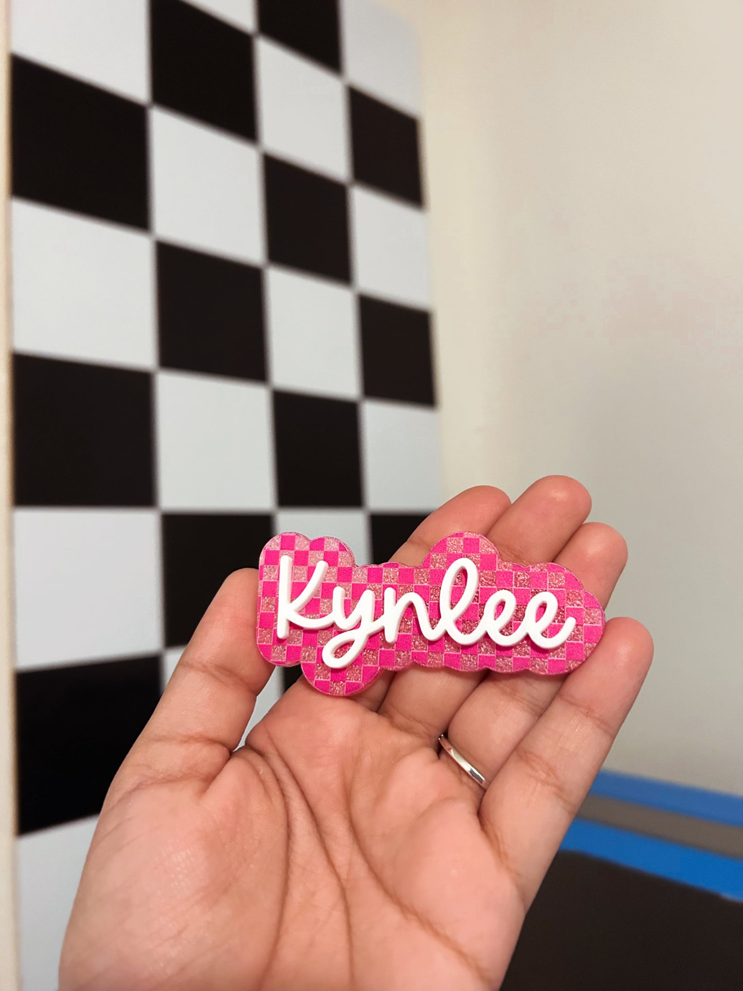 Pink checks