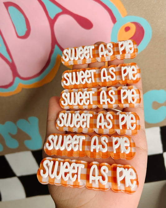 Sweet as pie