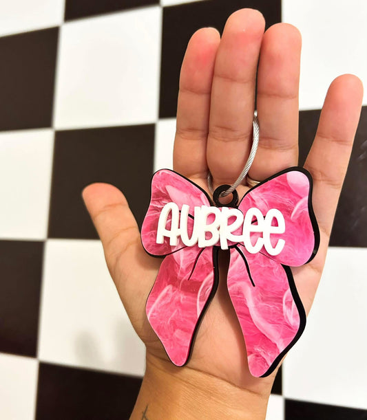 Mystery Bow Bag Tag