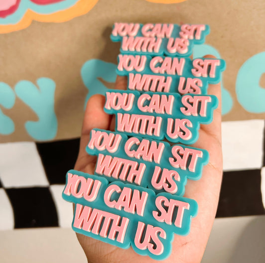 You can sit with us
