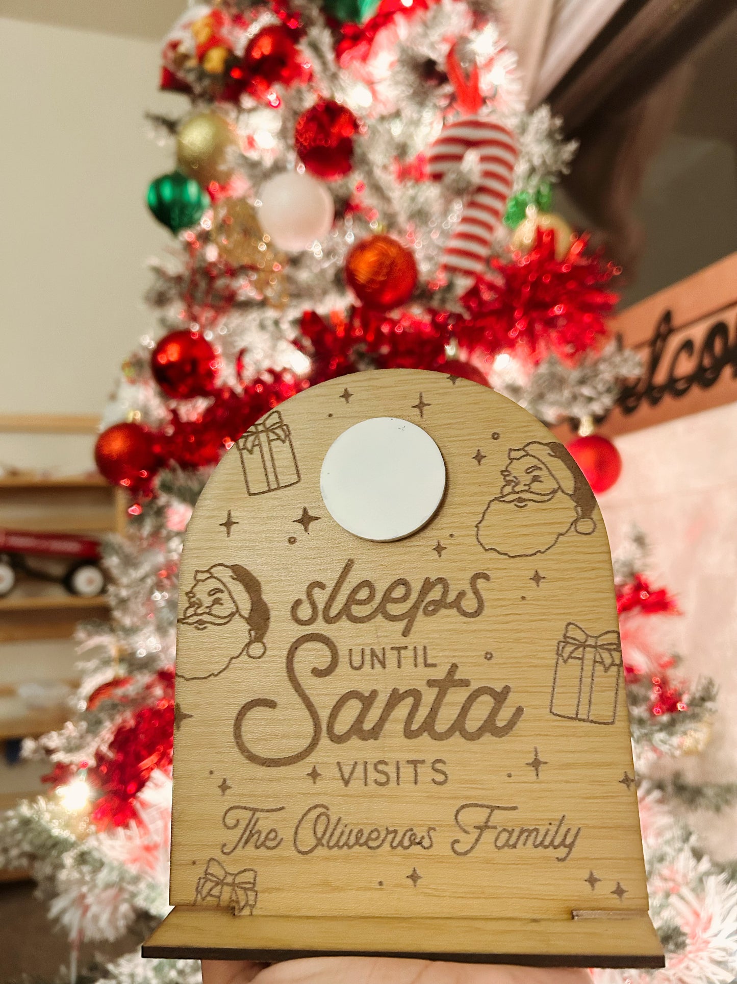 Sleeps until Santa visits